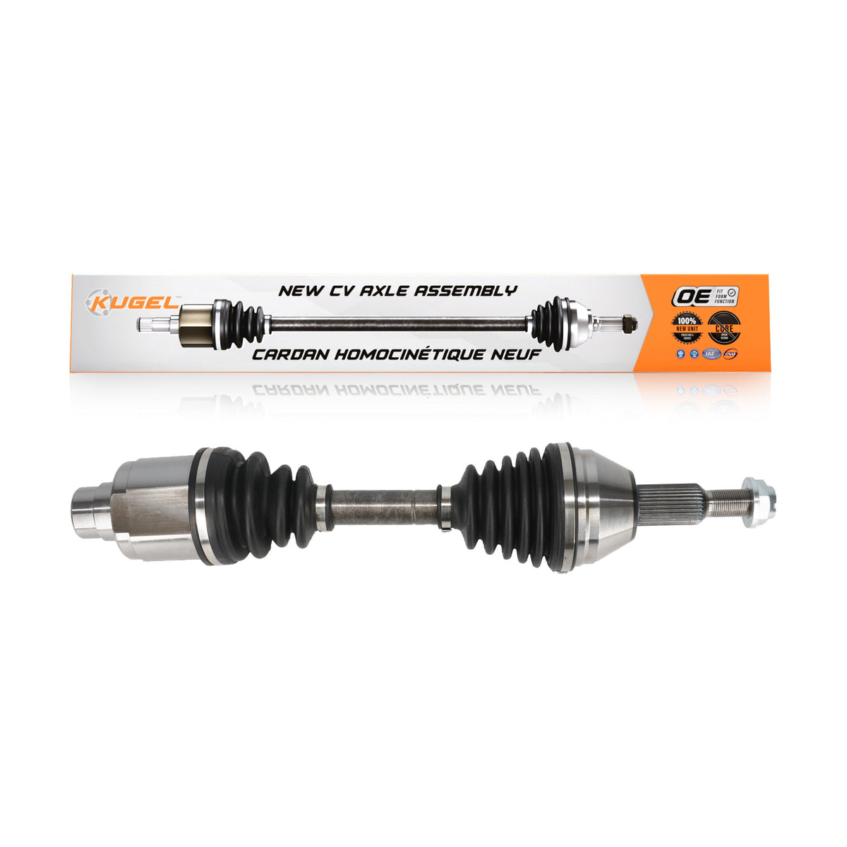 Kugel NCV-CH12544 arbre d’essieu cv avant droit / front right