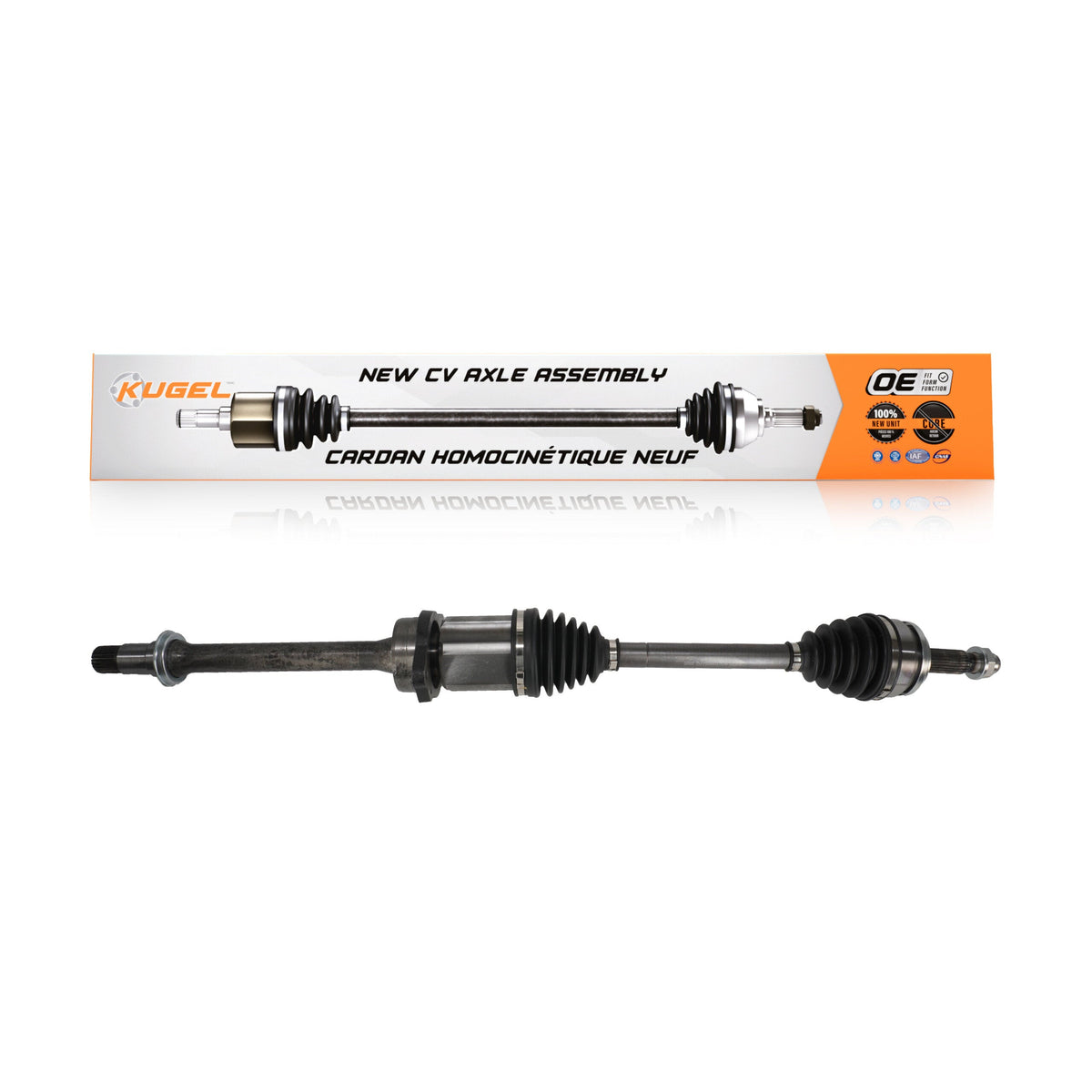 Kugel NCV-TO86057 arbre d’essieu cv avant droit / front right