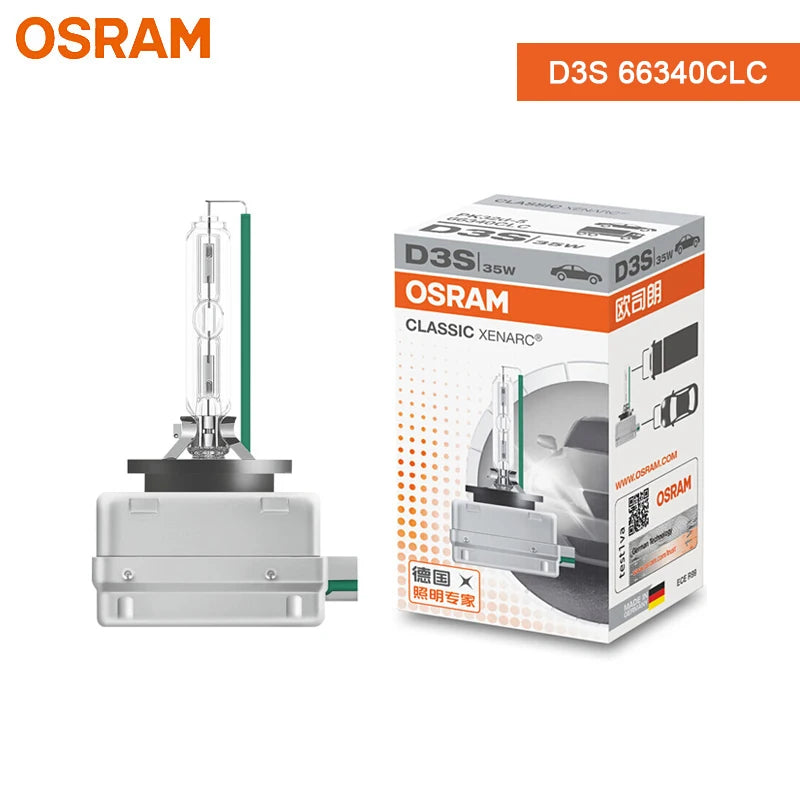OSRAM D1S D2S D3S D4S D8S D2R D 66140 66240 66340 66440 CLC CLASSIC Original Spare Part 4200K HID Bulb Xenon White Car Headlight