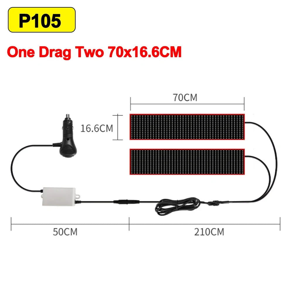 2PCS Devil Eyes Light Car Windshield Flexible LED Display Programmable Pixel Screen APP Remote Control RGB Dynamic Big Eye Light
