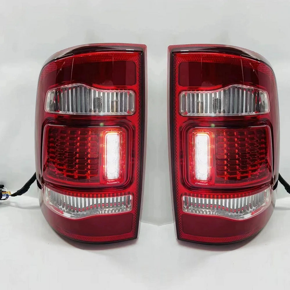 Auto Accessories Fit For Dodge Ram 1500 2010 2009-2018 Led Rear Tail Lights & Yellow Turn Signal Lights Rear Working Lights