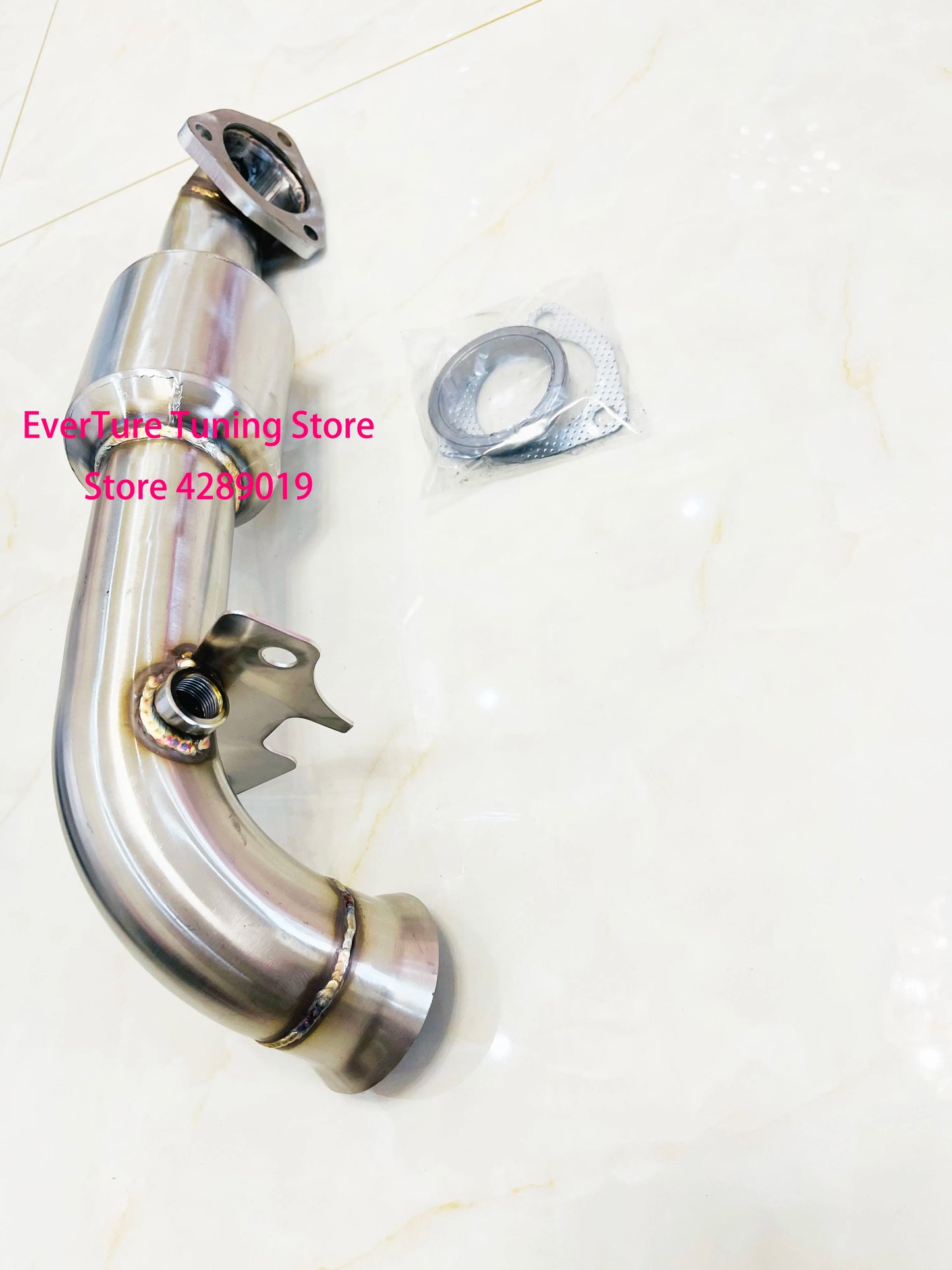 Catalyst Downpipe For Mini Cooper R55 R56 R57 R58 R59 R60 turbo exhaust pipe With 200cell Catalyst 2.5'' OD pipe