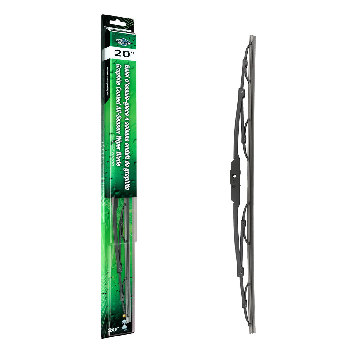 Top Quality 90-20201 balai d’essuie-glace avant droit, avant, arrière