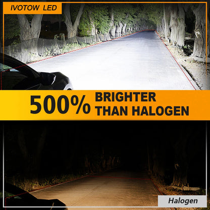IVOTOW H11B LED Headlight Bulb Fit For Kia Rondo 2007 2008 2009 2010 2011 2012, H11B bulb Low Beam Headlight Bulb 6000K Fan