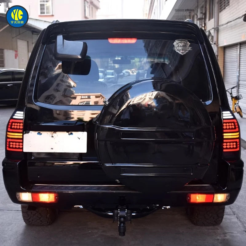 YU GUANG New Style LED Tail Lights for Mitsubishi Pajero V73 2000 2012  Plug and Play V77 V75 V87 Montero Car Accessories