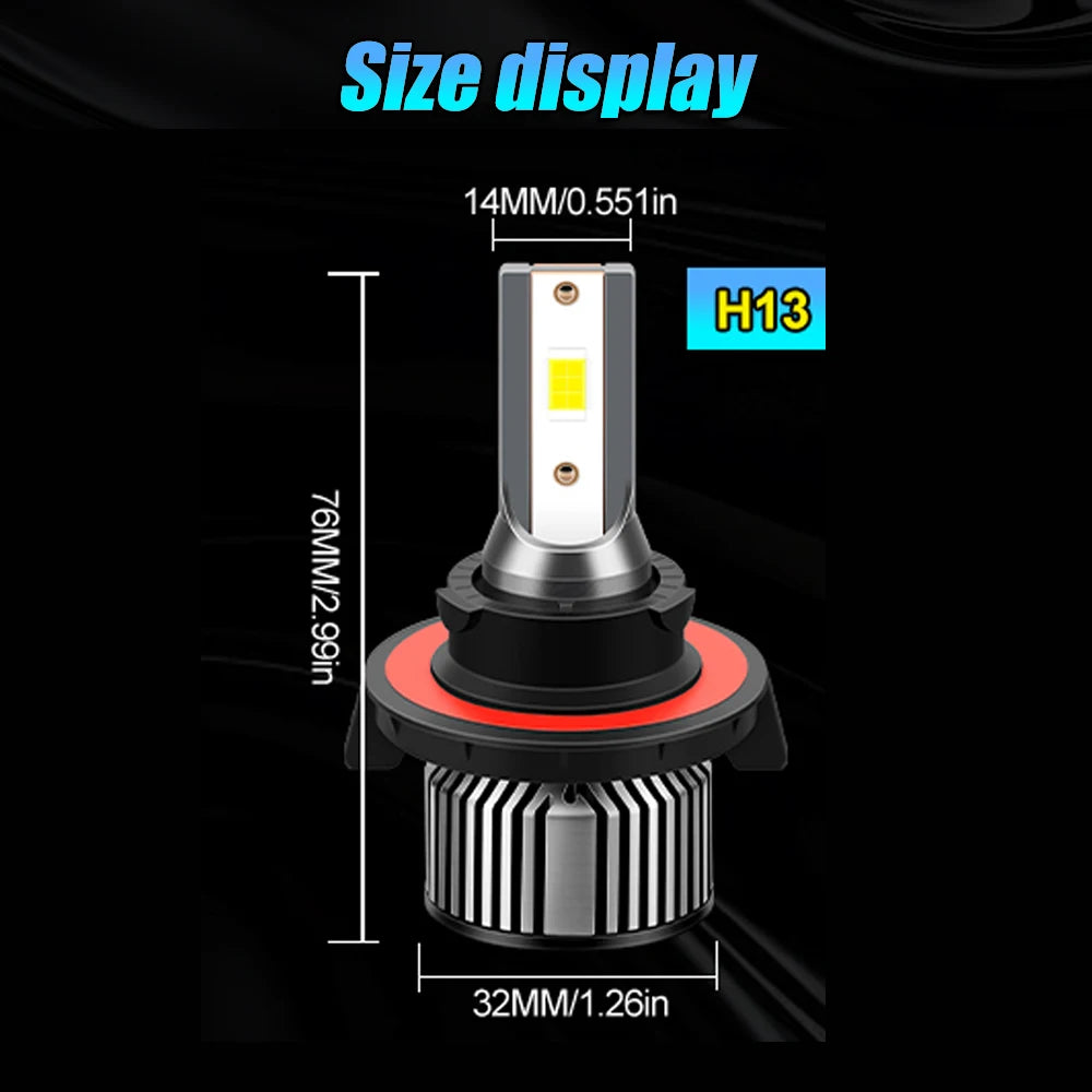 2/4Pcs For Ford F-150 F150 F 150 2004-2010 2011 2012 2013 2014 Car Headlights CSP 3570 Chips Fog Lamp Bulbs 6000K