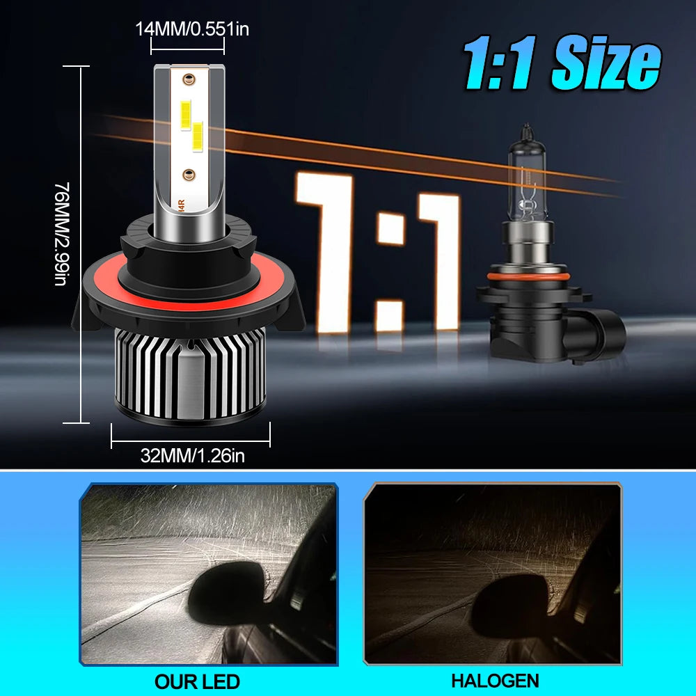2/4Pcs For Ford F-150 F150 F 150 2004-2010 2011 2012 2013 2014 Car Headlights CSP 3570 Chips Fog Lamp Bulbs 6000K
