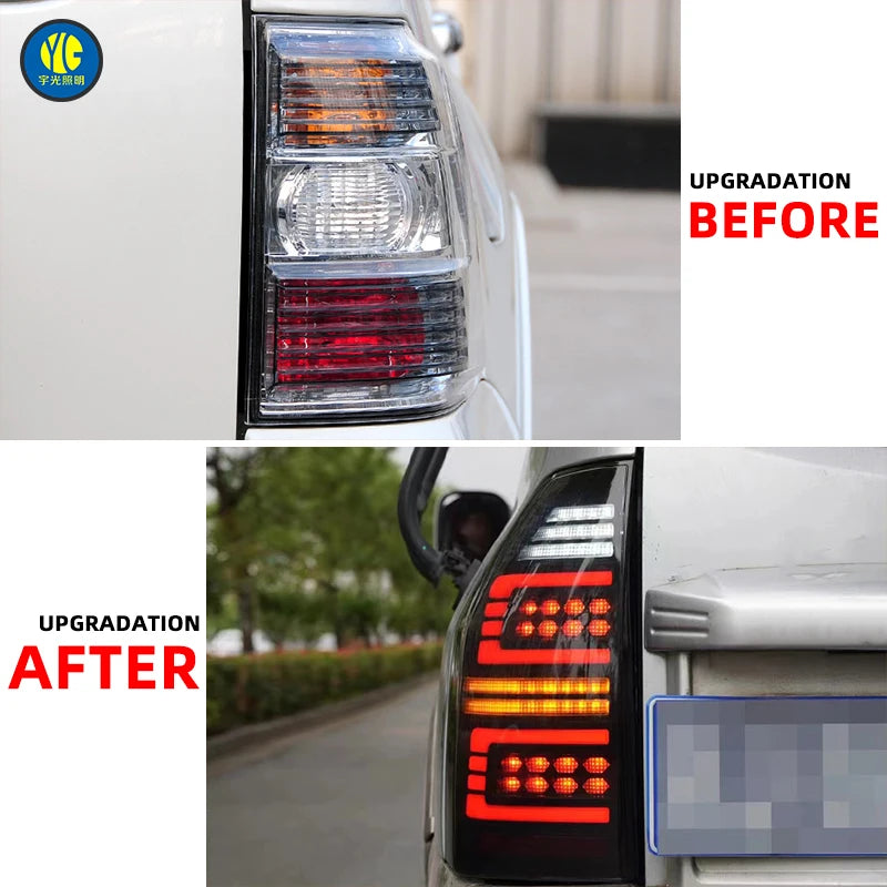 YU GUANG New Style LED Tail Lights for Mitsubishi Pajero V73 2000 2012  Plug and Play V77 V75 V87 Montero Car Accessories