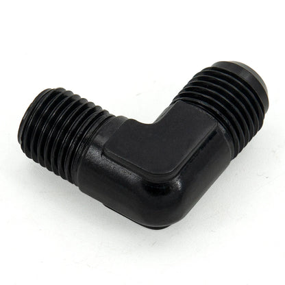 Universal ALUMINIUM AN6 AN8 6AN 8AN 10AN to 1/8 1/4 NPT 90 Degree MALE Flare Union Fuel Fitting Adapter