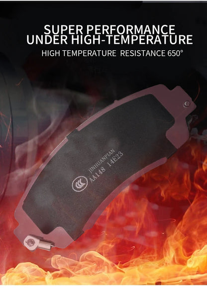High Performance No dust Ceramic Car brake pads for Nissan March Maxima QX Micra C+C Mistral Moco Murano Crosscabriolet Navara