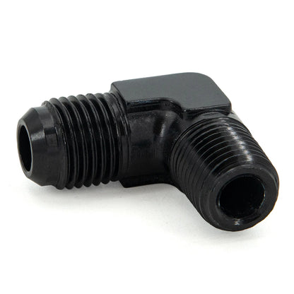 Universal ALUMINIUM AN6 AN8 6AN 8AN 10AN to 1/8 1/4 NPT 90 Degree MALE Flare Union Fuel Fitting Adapter
