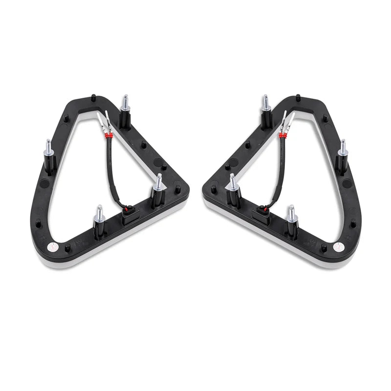 For Ford Mustang 2015 2016 2017 Front Grille Hood Bumper White Led DRL Daytime Running Lights