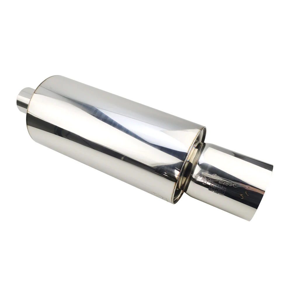 Car Exhaust Systems Tail Pipe Muffler High Quality Universal Stainless Mufflers Large Size Interface 63mm 76mm Ses Bombası
