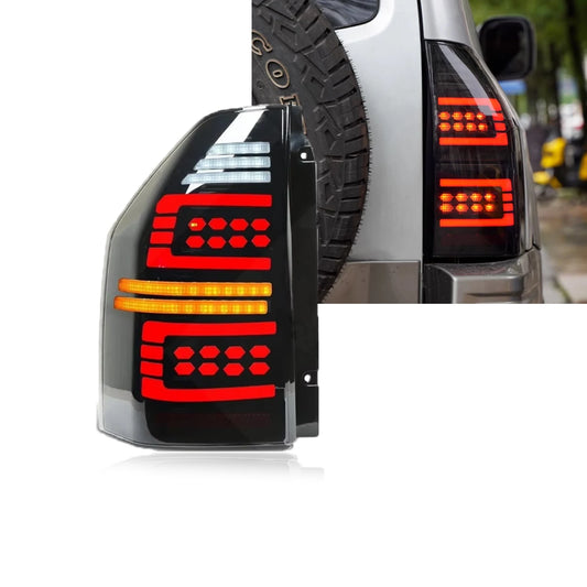 HOSI auto Lighting System LED Tail arrière lampe pour Mitsubishi Pajero V73 V77 V88 2004-2014 voiture feu arrière Led 2003 (livraison : 5 à 12 jours)