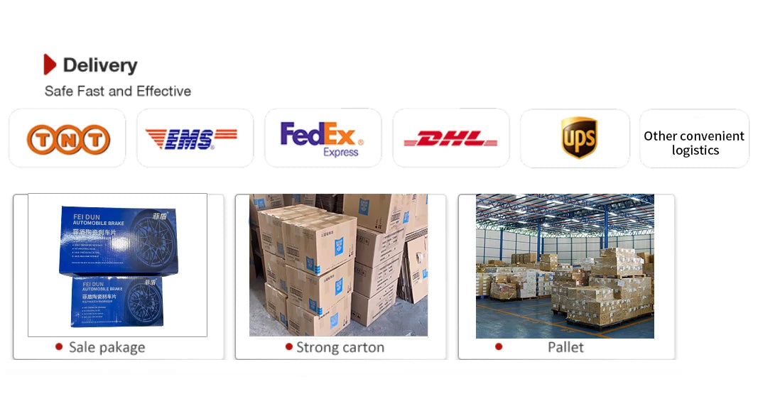 Customized Factory direct price Ceramic Automotive Car Brake Pads for JAC iEV7S M1 Rein S1 S 2 S3 S4 S5 S7 Sunray T6 T8 Pro