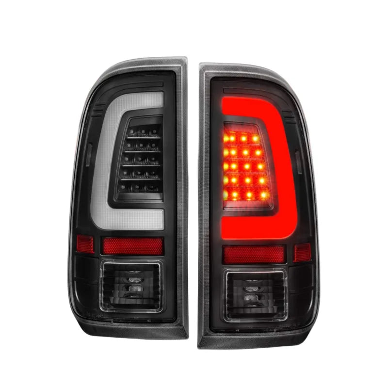 2008-2016 for Ford F-250 Assembly Pair of Black LED Taillights New Condition