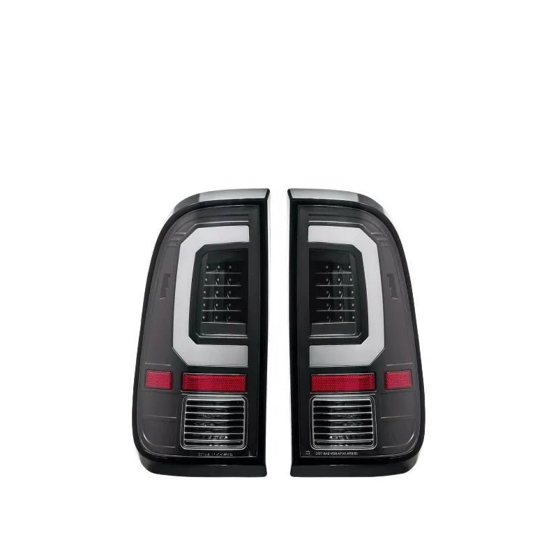 2008-2016 for Ford F-250 Assembly Pair of Black LED Taillights New Condition