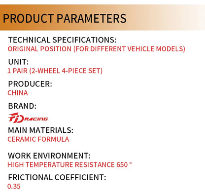 No noise Ceramic formulation auto brake system car brake pads for Mazda CX-4 CX-5 CX-50 CX-60 CX-7 CX-8 CX-9 CX-90 Demio E2200