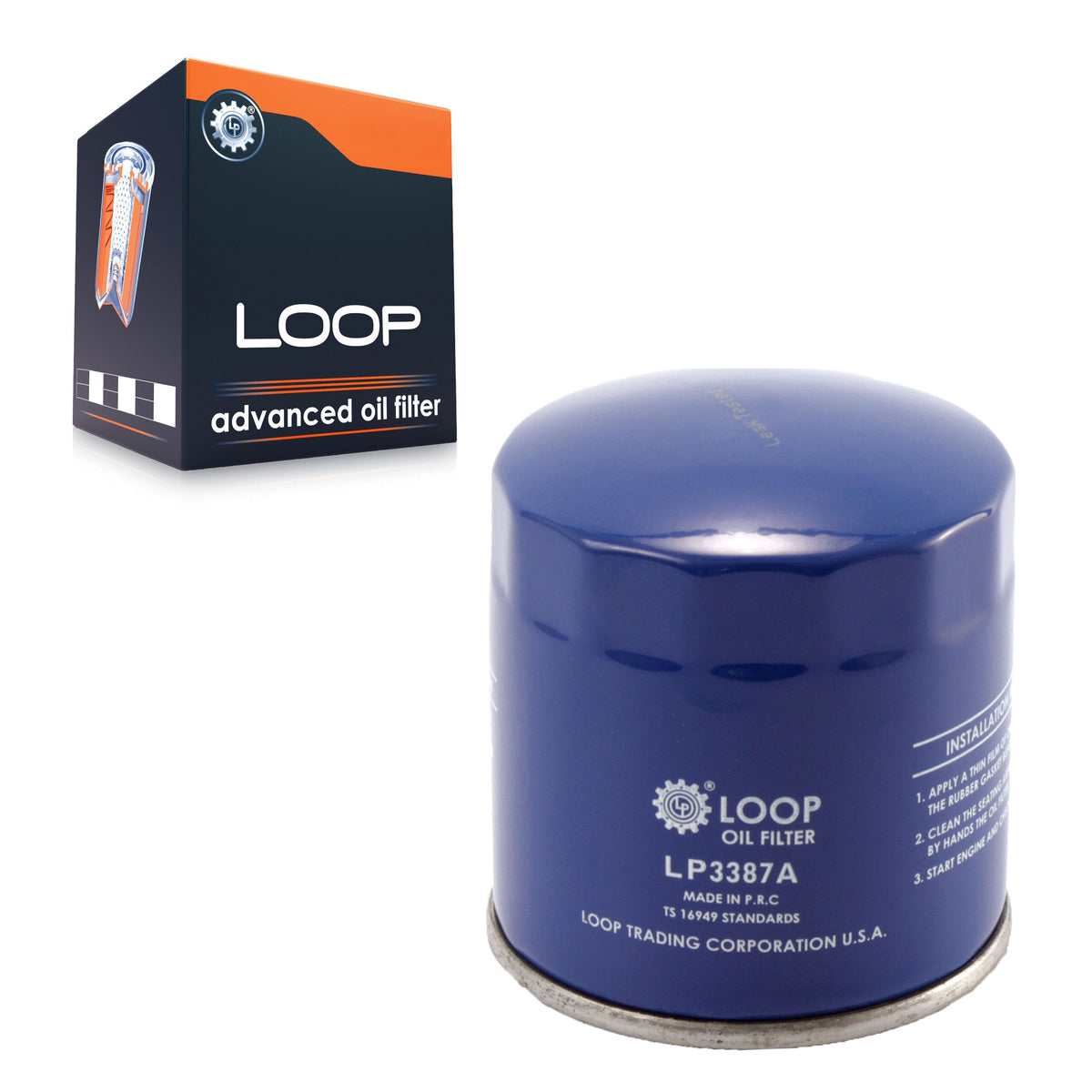 LOOP LOP-LP3387A filtre à huile moteur