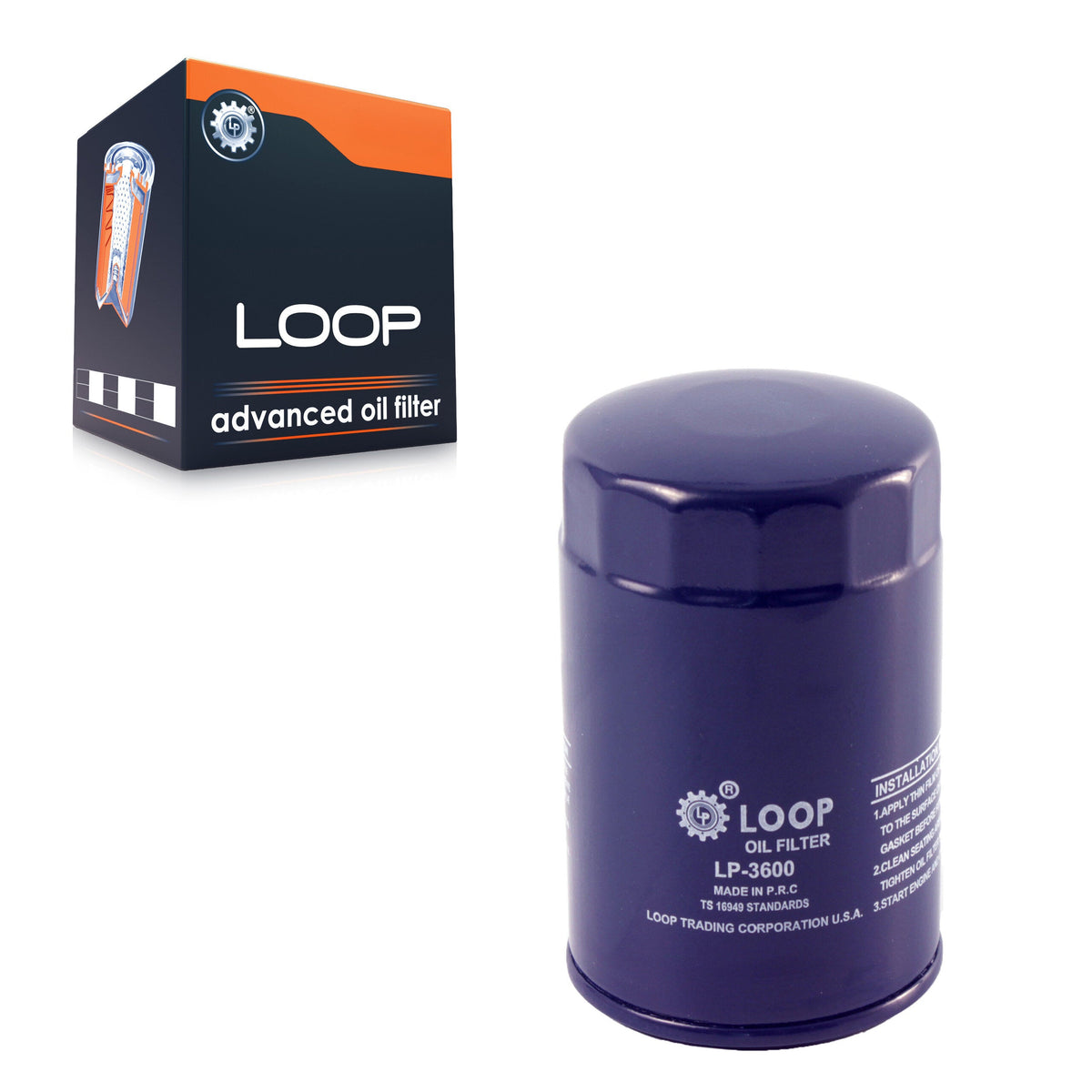 LOOP LOP-LP3600 filtre à huile moteur