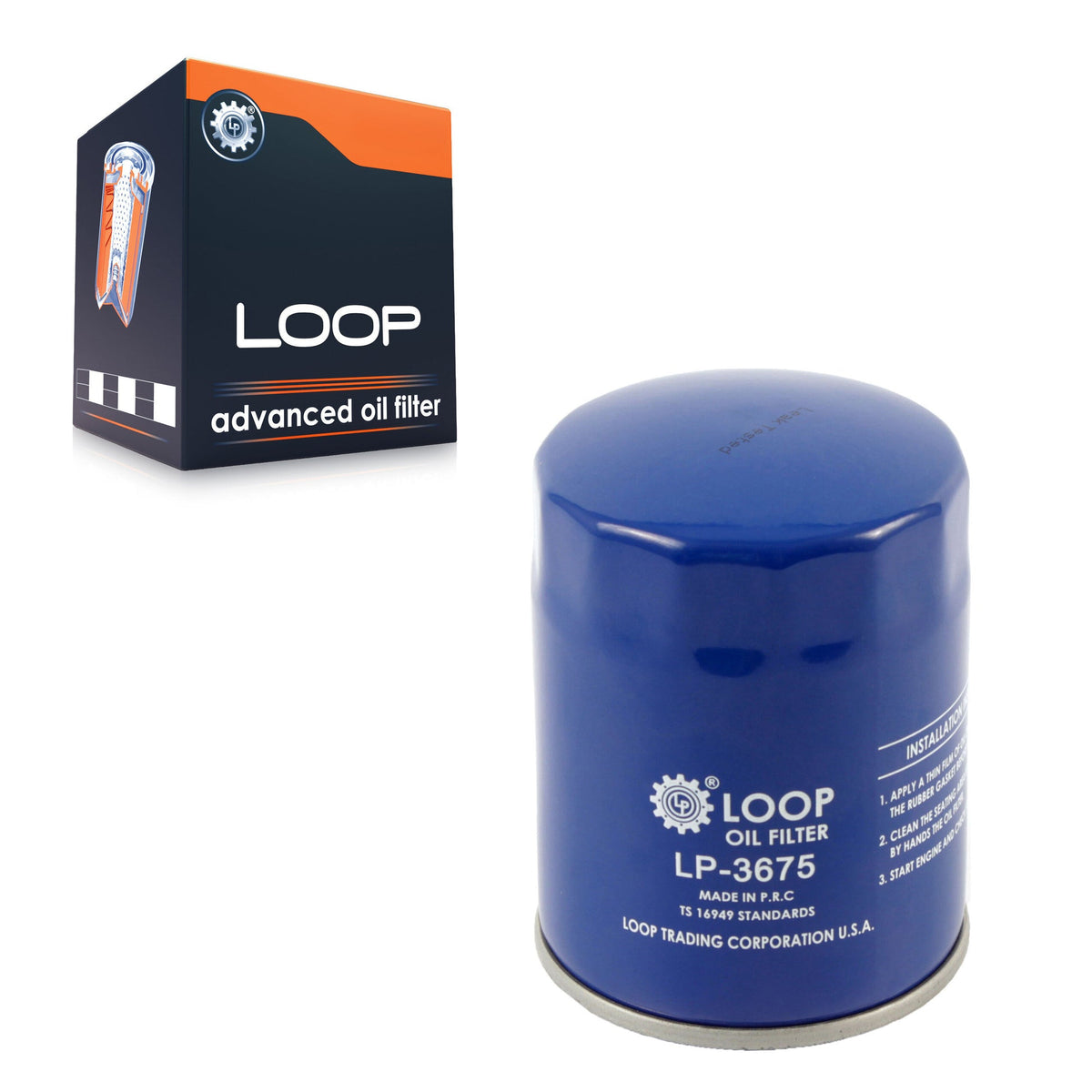 LOOP LOP-LP3675 filtre à huile moteur