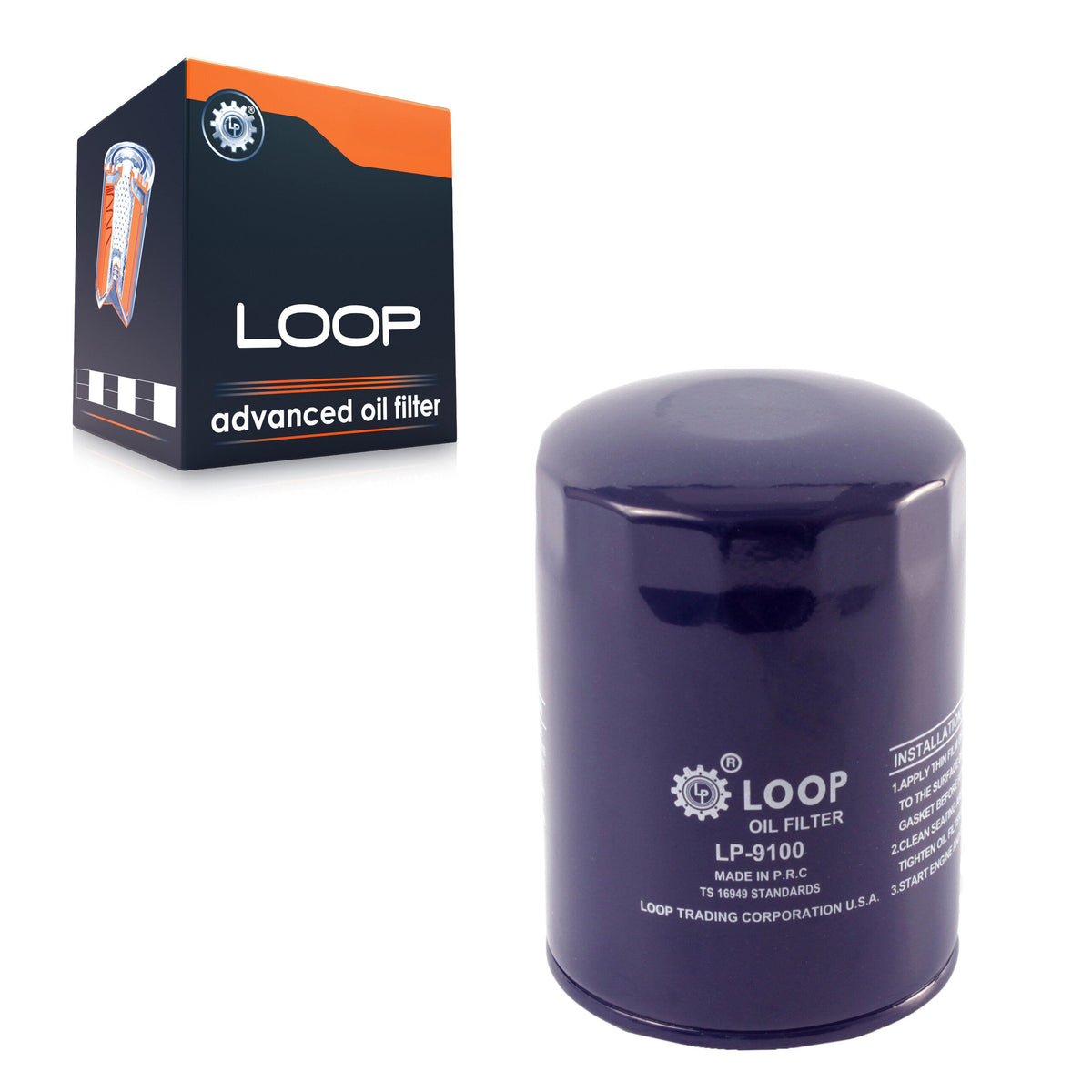 LOOP LOP-LP9100 filtre à huile moteur