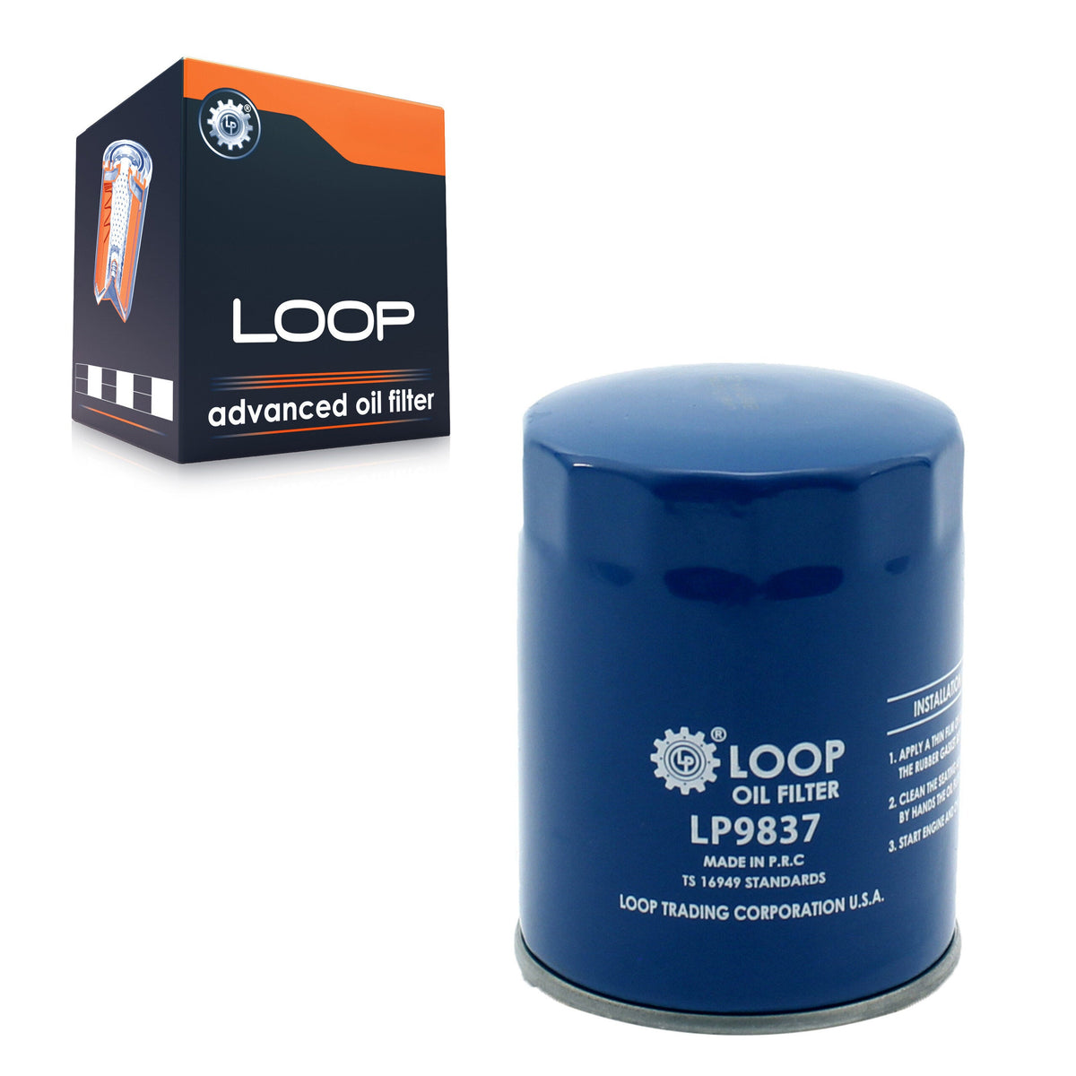 LOOP LOP-LP9837 filtre à huile moteur