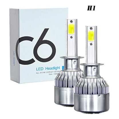 2pcs C6 car LEDs H4 H7 H1 H3 H8 H11 H10 H13 9004 HB3 9005 HB4 9004 HB1 9007 HB2 880 881 9012 bulbs car headlights