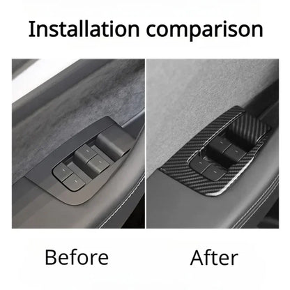 For Tesla Model Y/3/3+ Highland Window Lifter Switch Buttons Cover Trim Frame Button Stickers 2017-2024 Car Interior Accessories