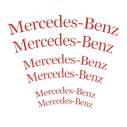 Car Brake Caliper Sticker Decal for Mercedes Benz W166 W212 W213 W246 W176 W177 W205 C180 C63 W167 A B C E Class GLE Decoration
