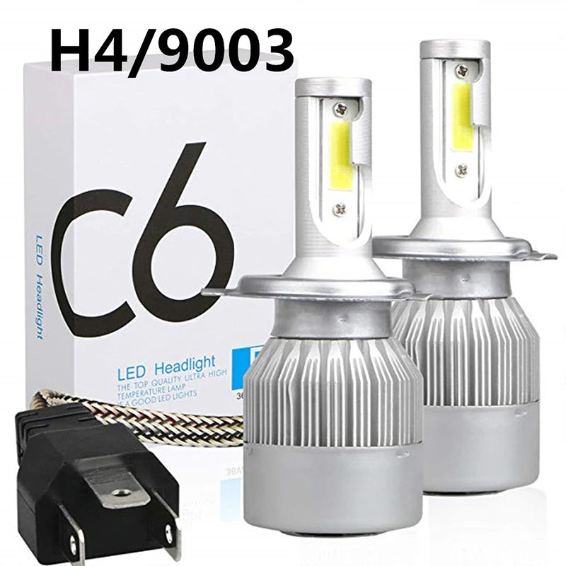 2pcs C6 H7 H4 H1 Led Headlight 9005/HB3 9006/HB4 H13/9008 9004/HB1 9007/HB5 880/881/H27 H16/5202 Car Lights 12V Auto Headlamps ﻿