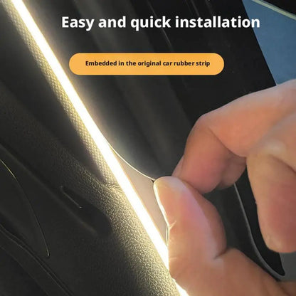 Car high brightness trunk lighting ambient light interior decoration LED wiring free automatic sensing tailgate light strip