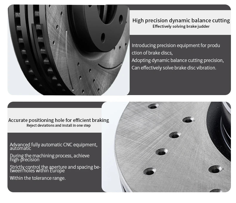 High-quality Car brake discs Automotive brake rotors For Ford Customline De Luxe Econovan EcoSport Edge Escape Hybrid E-Series