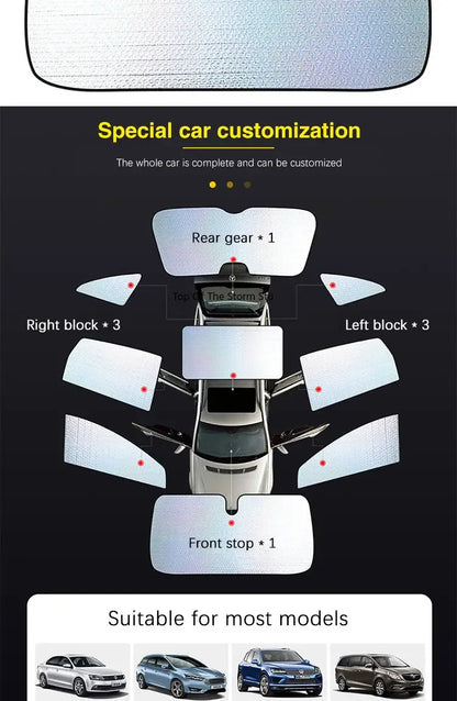 Auto Parts For Changan CS75 Plus 2020 2021 2022 Car Accessories Sun Shade Sunshade Windshield Side Window Privacy Shading Tools