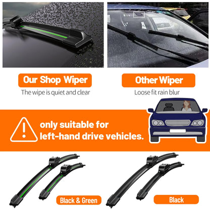 Wiper Front Wiper Blades For Toyota C-HR / CHR 2016-2023 2017 2018 2019 2020 2021 2022 Windshield Windscreen Front Window 26"16"
