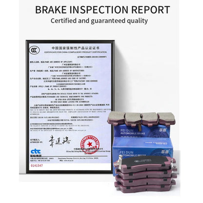 Customized Factory direct price Ceramic Automotive Car Brake Pads for JAC iEV7S M1 Rein S1 S 2 S3 S4 S5 S7 Sunray T6 T8 Pro