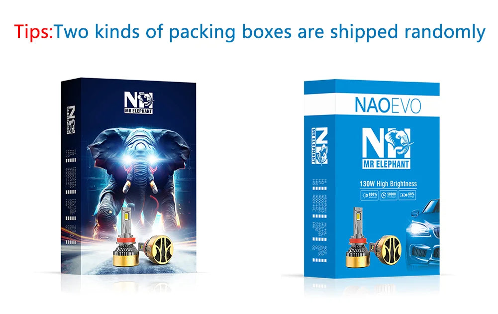 NAO H7 H11 H4 LED Headlights 260W 31200LM Canbus H9 HB3 9005 6000K H8 HB4 9006 H1 H3 9012 880 Turbo Lamps Car Fog Lights 12V