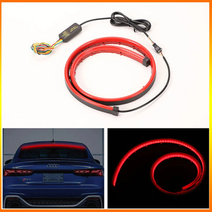 Automotive LED High Mounted Brake Light Warning Light Strip With Flow Light Steering Brake Multiple Functions Brake light