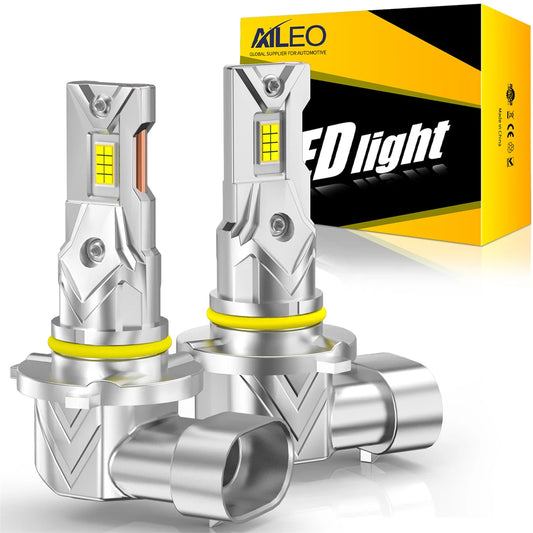 AILEO 2pièces 9005/HB3 9006/HB4 200W 20000LM LED feux 6500K phare ampoule Mini Size Design Wireless pour voiture lampe CSP 7035 blanc (livraison : 5 à 12 jours)