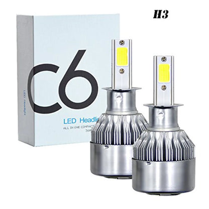 2pcs C6 car LEDs H4 H7 H1 H3 H8 H11 H10 H13 9004 HB3 9005 HB4 9004 HB1 9007 HB2 880 881 9012 bulbs car headlights