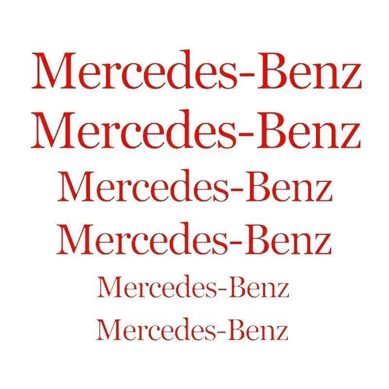 Car Brake Caliper Sticker Decal for Mercedes Benz W166 W212 W213 W246 W176 W177 W205 C180 C63 W167 A B C E Class GLE Decoration