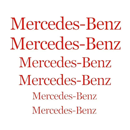 Car Brake Caliper Sticker Decal for Mercedes Benz W166 W212 W213 W246 W176 W177 W205 C180 C63 W167 A B C E Class GLE Decoration