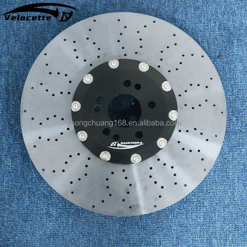 Carbon Fiber Ceramic Brake Rotor 380-420mm Brake Disc Upgrade for BMW M4 M2 G80 F80 F90 AMG C63 400 410 390 380mm Ceramic Discs