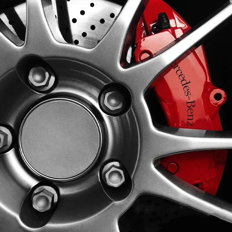 Car Brake Caliper Sticker Decal for Mercedes Benz W166 W212 W213 W246 W176 W177 W205 C180 C63 W167 A B C E Class GLE Decoration