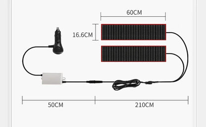 2PCS Devil Eyes Light Car Windshield Flexible LED Display Programmable Pixel Screen APP Control Remote RGB Dynamic Big Eye Light