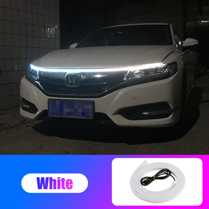 OKEEN Led Car Hood Lights Strip Universal Auto Decorative Atmosphere Lamps Ambient Lights For Car Daytime Running Lights DRL 12V