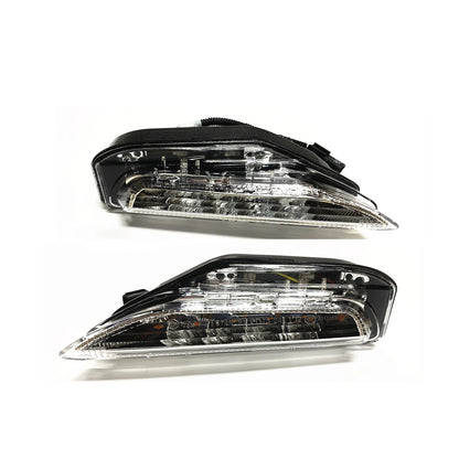For INFINITI Q70L 2015-2019 Q50 QX80 QX50 Clear Front Bumper Turn Signal Day Daytime Light Intake Running Indicator Fog Lamp