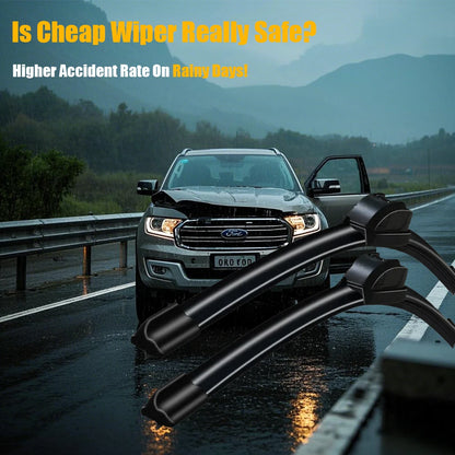 Front Wiper Blades For Honda Civic 2004-2023 2018 2019 2020 2021 2022 2017 Windscreen Windshield Window Auto Accessories 24"+19"