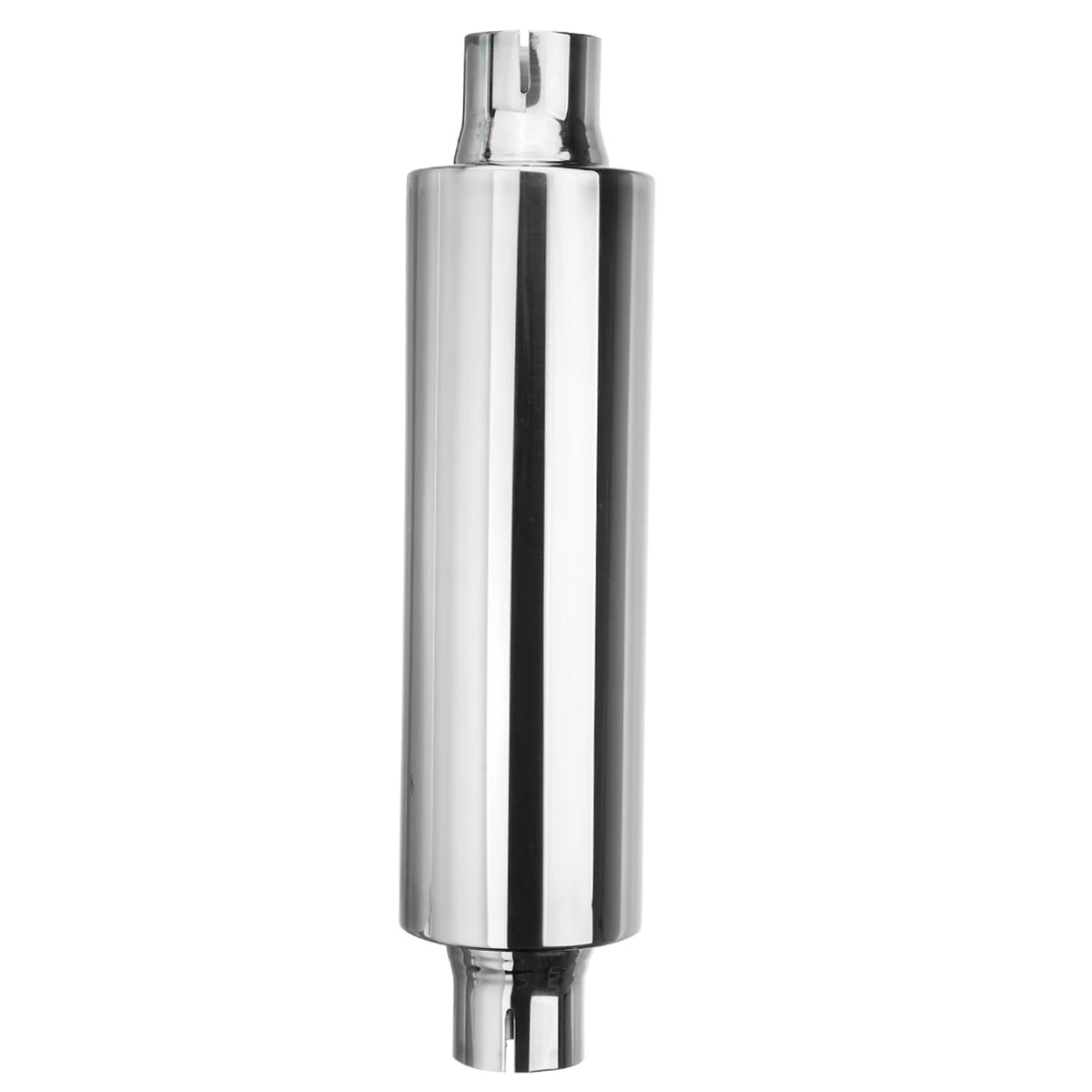 2" 50mm Universal Car Resonator Exhaust Pipe Muffler Stainless Steel Muffler Tip Exhaust Tail Tube Silencer 16inch Long