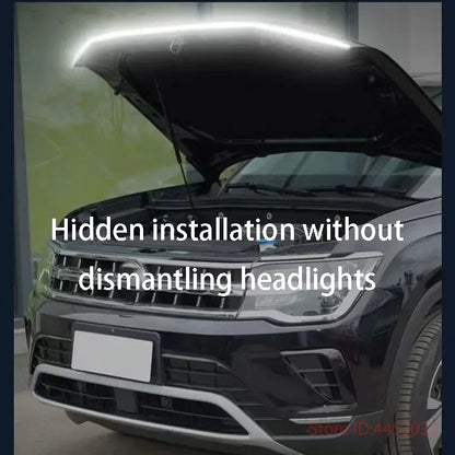 DRL Start Scan Strips Light FOR	Mitsubishi 	ASX	2011-2019	  Car Hood Light   Decorative Ambient Lamp 12V 59 Inches Waterproof